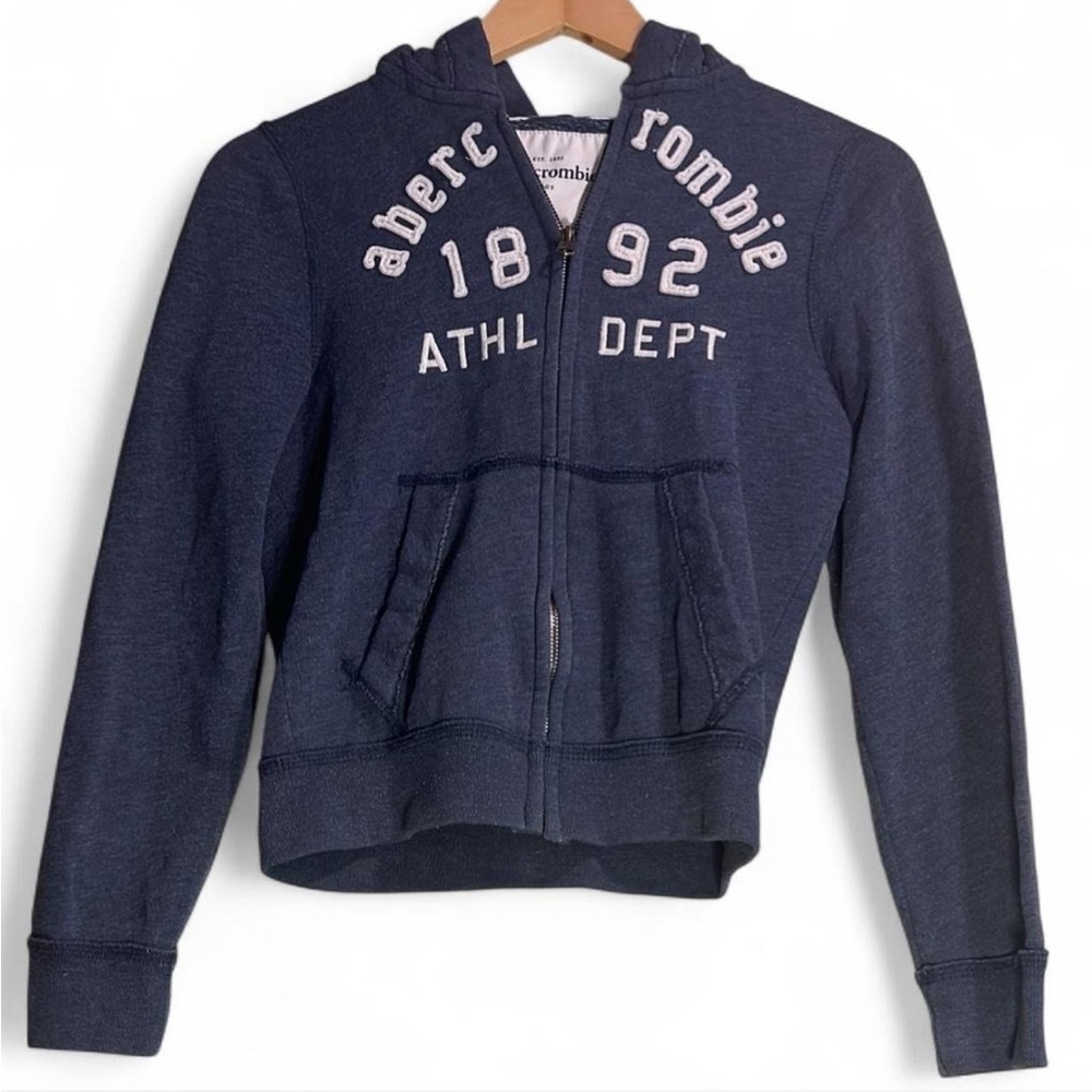 Abercrombie & Fitch Blue Zip-Up Hoodie
